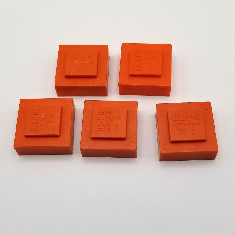 Ohaus 10g Plastic Stackable Weights Set of 5 Math Science Classroom